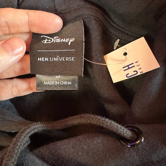 Disney Women's Patchwork Hoodie - Black and Brown - Picture 10 of 12